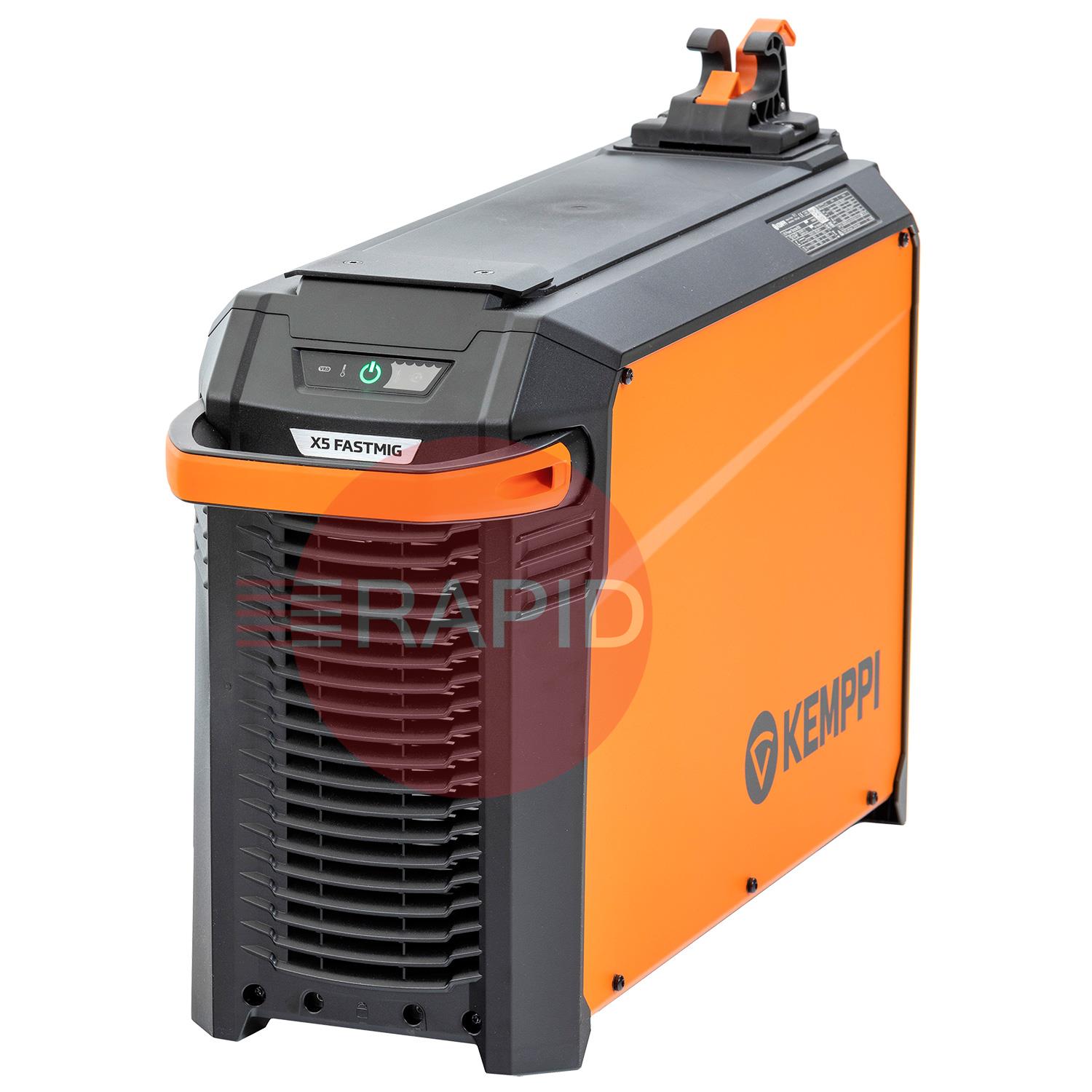 X5130500010PPKAC  Kemppi X5 FastMig 500 Pulse Air Cooled MIG Package, with GXe 405G 3.5m Torch - 400v, 3ph